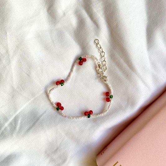 cherry bracelet