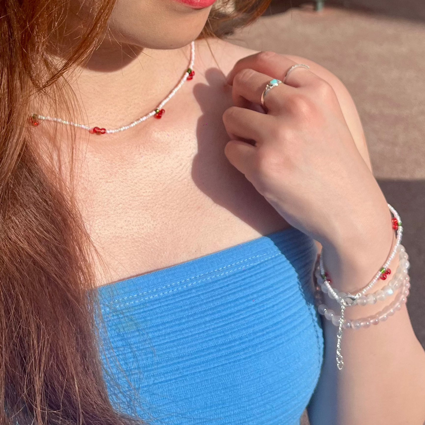 cherry necklace