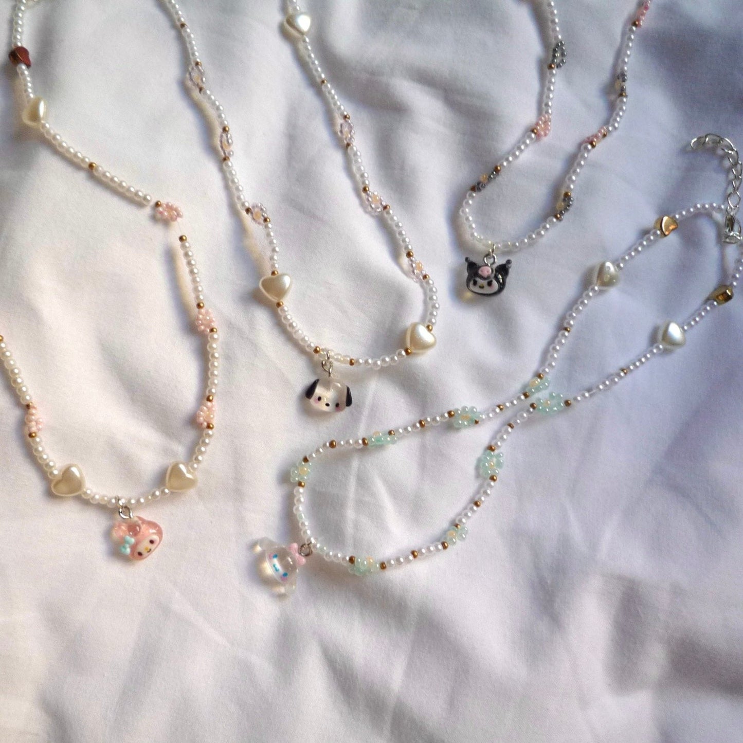 pochacco - sanrio inspired necklaces collection